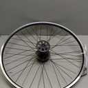 Hiland 26" 27.5" 28" x1.75" Alloy Bike Rim for 1.75 to 2.215 Inch Wide Tire, Front & Back MTB Wheelset with 7 Speed Freewheel, Bolt On Axle, Bicycle Accessories for Adult Bikes