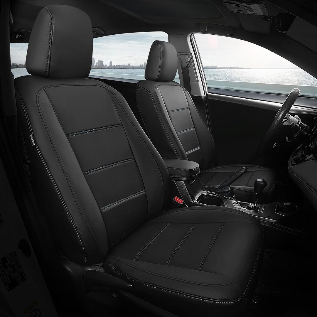 FREESOO Custom Leather Seat Covers for Toyota Corolla LE 2023-2027
