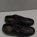 GYUBL Men's Latin Dance Shoes 1 Inch Heel Ballroom Salsa Tango Waltz Character Dancing Shoes with Suede Sole (Black, Size 9.5)