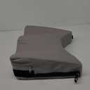 Wheelchair Lap Tray Cushion Wheelchair Lap Buddy for Seniors Removable Tray Table Dementia Patient Safety Positioning Prevents Forward Sliding Anti Fall Arm Support Lap Desk Reading Pillow (Gray)