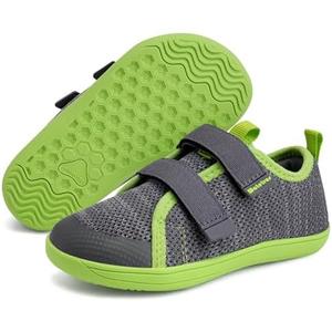 WateLves Toddler Little Kids Wide Barefoot Shoes The First Walking Shoes Girls Boys Breathable Zero Drop Minimalist Sneakers with Wide Toe Box Natural to Grow 26