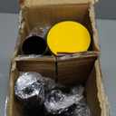 Shower Curtain Rod Adjustable 43-78 inch, 1"Diameter Spring Tension Curtain Rod No Drill, Anti-Rust Non-Slip Shower Rod, Black Shower Curtain Rod for Bathroom Tension