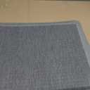 Martha Stewart Mira Modern Heathered Anti-Fatigue Air-Infused Kitchen Mat, Blue, 19.6"x39"