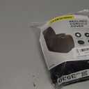 Leather Look Recliner Console Cover for Recliner Couch, Stretch Middle Console Slipcovers for Reclining Sofa and Loveseat, Washable Furniture Protector (1 Console Cover, Chocolate)