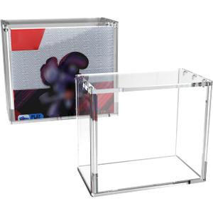 PKMN Booster Box Acrylic Case Protector  Ultra Thick 6/8mm Clear Acrylic Display Box with 5mm Magnetic Lid, Scratch-Resistant Rounded Edges, Collector Case Compatible with Trading Card Booster Boxes