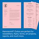 Hammermill Pink 20lb Colored Printer Paper, 8.5 x 14, 500 Sheets, Made in USA