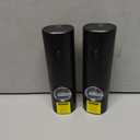 Electric Salt and Pepper Grinder Set-2 Pack Automatic Salt Pepper Mill Shakers, Adjustable Coarseness, LED Light, One-Hand Operation, Battery Operated for Kitchen BBQ Restaurant Outdoor, Black