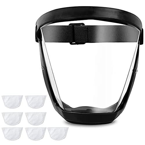 ascavs Face Shield for Weed Whacking,Anti-fog Protective Full Face Mask,Full Face Shield for Grinding and Cutting,Plastic Face Mask
