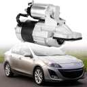 17598 Starter Motor Compatible with 2010-2013 Mazda 3 2012-2013 Mazda 5 2011-2013 Mazda 6 2011-2012 Mazda CX-7, L4 2.3L 2.5L, 12V 1.4KW 11 Teeth Clockwise, Replace# 17598N 410-48362 L538-18-400R0B