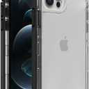 LifeProof NEXT SERIES Case for iPhone 12 & iPhone 12 Pro - BLACK CRYSTAL (CLEAR/BLACK)