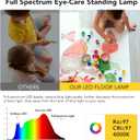 STERREN 100W LED Floor Lamp, 9000LM Super Bright Standing Lamp, White