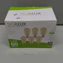 Sigalux Edison Bulbs, E26 LED Bulb 60 Watt Dimmable Vintage Light Bulbs, LED Filament Amber Light Bulb with 90 CRI, ST19 Antique Old Fashioned Retro Light Bulb 2700K Soft White, 9W, 700LM, 4 Pack