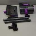 Cordless Vacuum Cleaner, Powerful Suction Vacuum Cleaners for Home, Stick Vacuum Cordless Rechargeable with LED Screen and 3-Speed Suction, Lightweight Handheld Vacuum for Pet Hair, Hard Floor, Carpet (Purple)