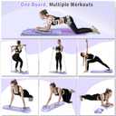 Pilates Board, Foldable Pilates Reformer Set for Home Workout with Timer, 6-in-1 Multifunctional Portable Reformer Pilates Machine at Home Pilates Equipment for Fitness, Exercise, Abs, Core Training