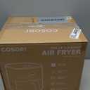 COSORI Air Fryer Pro 9-in-1, Compact 5QT, 450: Half Time & Chef-Grade Cook, One-Wipe Clean Glass Panel, 130+ In-App Recipes with Nutritional Info, Nonstick & Dishwasher-Safe Basket, Ceramic, Gray