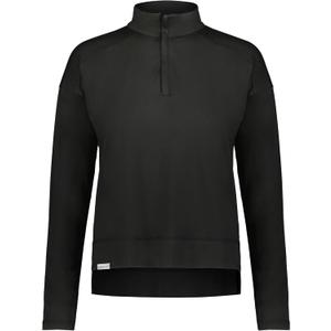 Holloway Women's Ladies Ventura 1/4 Zip Pullover (Black, M)