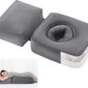 MABOZOO Pregnancy Pillows For Sleeping, Maternity Pillow Pregnancy Massage Cushion With Removable Filler, Body Pillow For Pregnant Women (Gray)