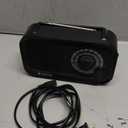 AM FM Radio with Best Reception, Bluetooth Speaker Portable Radio, DSP Plug in Wall,Battery Operated or AC Power with Headphone Jack, Large Tuning Knob for Home Kitchen Outdoor, Black