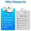 50KHz 40W Portable Professional Ultrasonic Jewelry Cleaner, 5 Cleaning Modes, 650ml 304 Stainless Steel Tank Ultrasonic Machine, Fits Jewelry, Eyeglasses, Rings, Watch Straps, Dentures