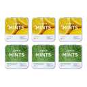 SIMPLY MINTS Lemon & Peppermint Natural Breath Mint Variety Pack, 6 Pack (180 Pieces), Made with Real Peppermint Oil | Aspartame-Free, Sorbitol-Free, Xylitol-Free, Vegan, Kosher, Non-GMO