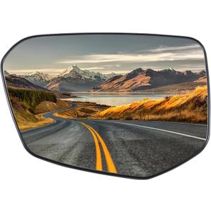 Driver Side Mirror Replacement for 2016-2021 Honda Civic, 2018-2022 Honda Envix, 2019-2022 Honda Crider Mirrors Glass - Convex Mirror Glass, Left Side Rear View Mirror with Power Heated