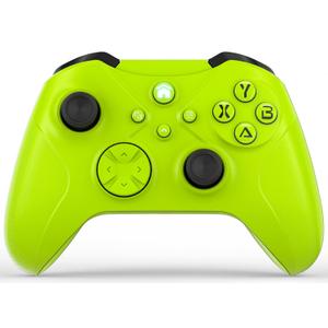 Dinosoo Wireless Controller for Xbox Series X/S/Xbox One, PC Steam Games, Dual Vibration TURBO Function 3.5mm Headphone Jack Macro Function Electric Volt - Upgrading with a PC before connecting to Xbox (Green)