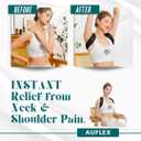 Posture Corrector for Men & Women  Adjustable Upper Back Brace for Shoulder & Spine Support, Breathable Back Straightener for Neck, Back Pain Relief, Hunchback & Slouching, Chest Size -XL and XXL