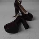 JENN ARDOR Platform Heels for Women Chunky Heel Closed Toe High Heels Block Heel Ankle Strap US 8.5