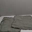 ANRODUO Set of 2 Decorative Throw Pillow Covers 1818 Inch Soft Linen Fringe Farmhouse Boho Vintage Cushion Cover with Tassels Accent Pillowcase for Couch Sofa Bed Living Room Spring Decor Olive Green