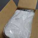 TrashAid Slim Bathroom Trash Can with Lid Soft Close, 6 Liter/1.6 Gallon Stainless Steel Small Garbage Can with Removable Inner Bucket, Step Pedal, Slim Wastebasket for Toilet, Office, Bedroom, White