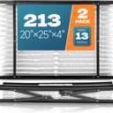 2-Pack 213 Replacement Filter Compatible with AprilAire Whole House Air Purifiers, Models 1210, 1620, 2210, 2216, 3210, 4200, MERV 13 Air Purifiers, Size: 20x25x4(Actual Size 20.66''x25.19"x4)