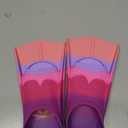 Kids Swim Fins,Short Kids Fins Youth Swimming Flippers for Lap Swimming Training for Children Girls Boys Beginners (XL ( US Women 9.5-11 US Men 8.5-10 ), Blue)