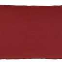 Tuscany Linen Red Throw Pillow 12x19 Rectangular, Complete with Pillow Insert