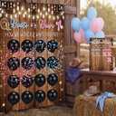 Shappy Boot or Bows Large Gender Reveal Party Game Set 59in Boot or Bows Baby Shower Gender Reveal Balloons Decor Team Boy or Girl Vote Darts Set with Balloons Cowboy Boots Pink Bow Decorations