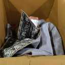 Loloi Magnolia Home by Joanna Gaines Banks Collection BAN-02 Denim/Clay 7'-6" x 9'-6", .13" Pile Height, Machine Washable, Area Rug