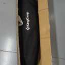 KingCamp Hammock Chair with Footrest, Swinging Portable Folding Camping Chairs for Adults MAX 400lbs Heavy Duty Foldable Oversized Rocker with Cup Holder Pillow for Outdoor Beach Patio Sport Lawn (Footrest Deluxe Black/Grey)