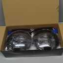 DOT Approved 7 Inch Halo LED Headlight Kit H4 High Low Beam - H6024 Plug and Play Compatible with Wrangler JK/TJ/CJ, Miata & More (H6024 Replacement), 2-Pack