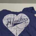 Vintage Heart Yankees I Love Yankees First Name Personalized Pullover Hoodie, Blue, Small