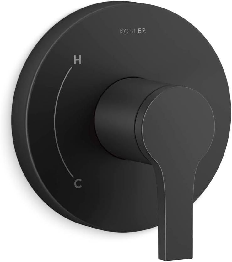 Kohler TS35320-4-BL, Elate Rite-Temp Valve Trim, Matte Black, Contemporary Bathroom Valve, High Durability