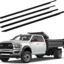 Window Weatherstrip Molding Trim Seal Belt Compatible with Dodge Vehicle 2009-2023 Ram 1500 2500 3500 4500 5500 Crew Cab, Replace#55112376AH 55112377AH 55372138AH 55372139AH