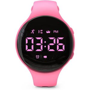 Non-Bluetooth Led Fitness Tracker Watch,Digital Pedometer Watch,with Step Counting/Distance/Calories/Stopwatch/Alarm Clock, Great Gift for Kids Teens Girls Boys Xmas