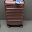 Samsonite Omni 2 International Carry-On Luggage with 360 Spinner Wheels - Scratch Resistant Hardshell - TSA, Airline-Approved - Expandable Polycarbonate Shell for Lightweight Travel - Rose Gold