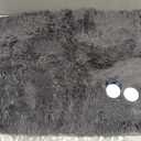 Ophanie Small Rug Upgrade Non Slip Throw Bedside Area Rugs, Fluffy Soft Grey Mini Bedroom Carpet, Affordable Door Entryway Indoor Inside Front Entrance Dog 2x3 Mat, Home Decor Aesthetic, Nursery