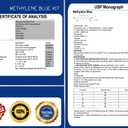 Methylene Blue Powder for Humans, 100ML Bottle(1%, 1 Gram), Third-Party Tested 99+%, USP Grade Compliant, Brain Health Dietary Supplement for Humans, Only Powder(Need to Add Purified Water)