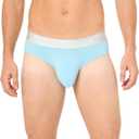 Jack Adams Men's Jack Adams Natural Fit Modal Brief (Blue, M)