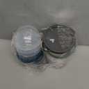 On The Go Cereal Yogurt Cups with Lids and Spoon, Reusable Parfait Plastic Milk Breakfast Crunch Granola Oatmeal Smoothie Snack Prep Bowl (4 Colors Set With Handle, 17 oz)