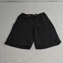 YnimioAOX Men's Shorts Casual Workout Sports Shorts with Zipper Pockets Size 30, Black
