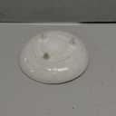 Ceramic Fruit Bowl,7.8 Pedestal Bowl, Japanese Style Decorated Fruit Tray for Kitchen Counter and Dining Table Bread and Salad Bowl with Feet (White)