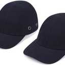 Dark Blue Baseball Cap, Set Of 2