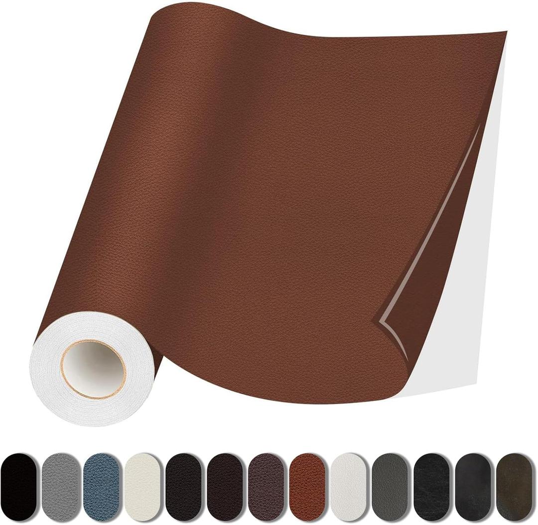 Leather Repair Patches, Self Adhesive Vinyl for Couches Furniture, 35X79 inch
